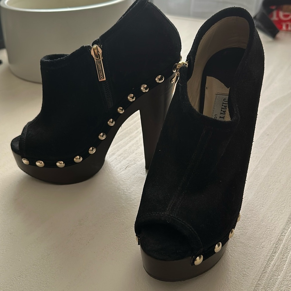 Jimmy Choo suade booties